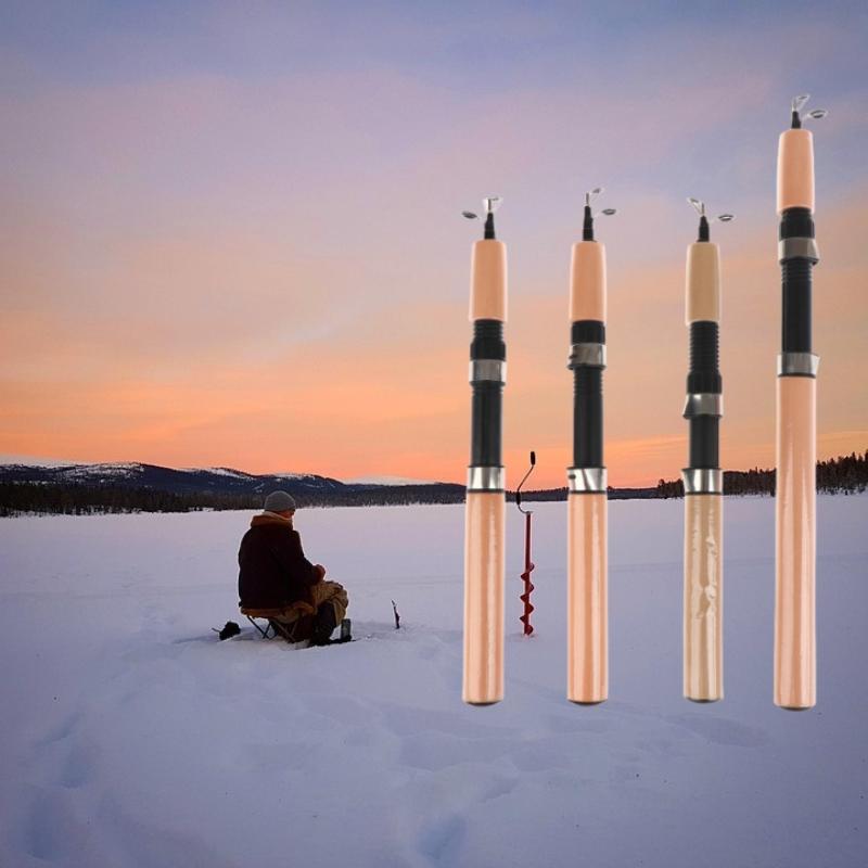 [LA]1Pc Ultralight Winter Ice  - Fishing Rod Spinning ulasan dan harga
